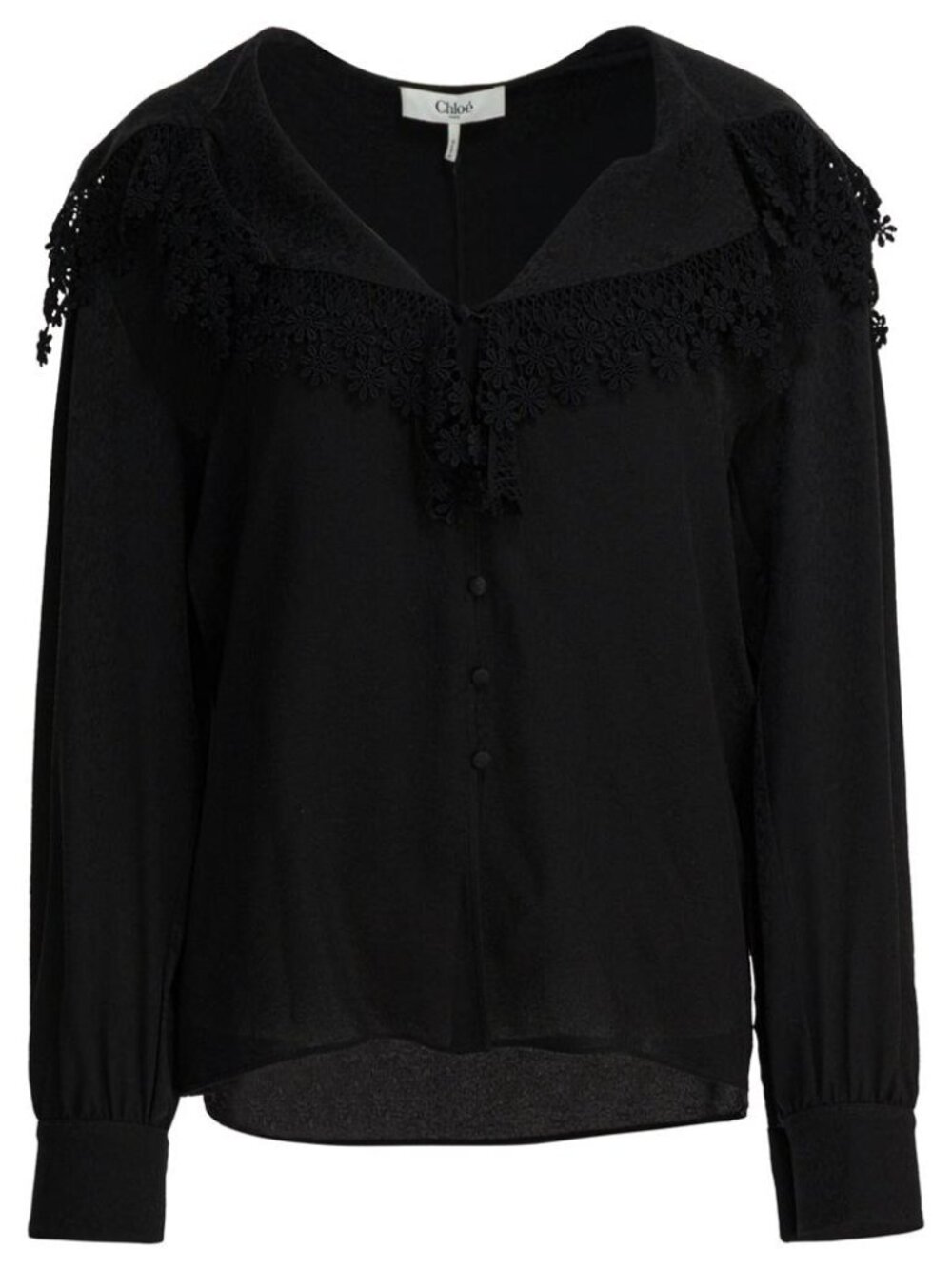 Chloé Silk Shirt Tag Size 38 Women